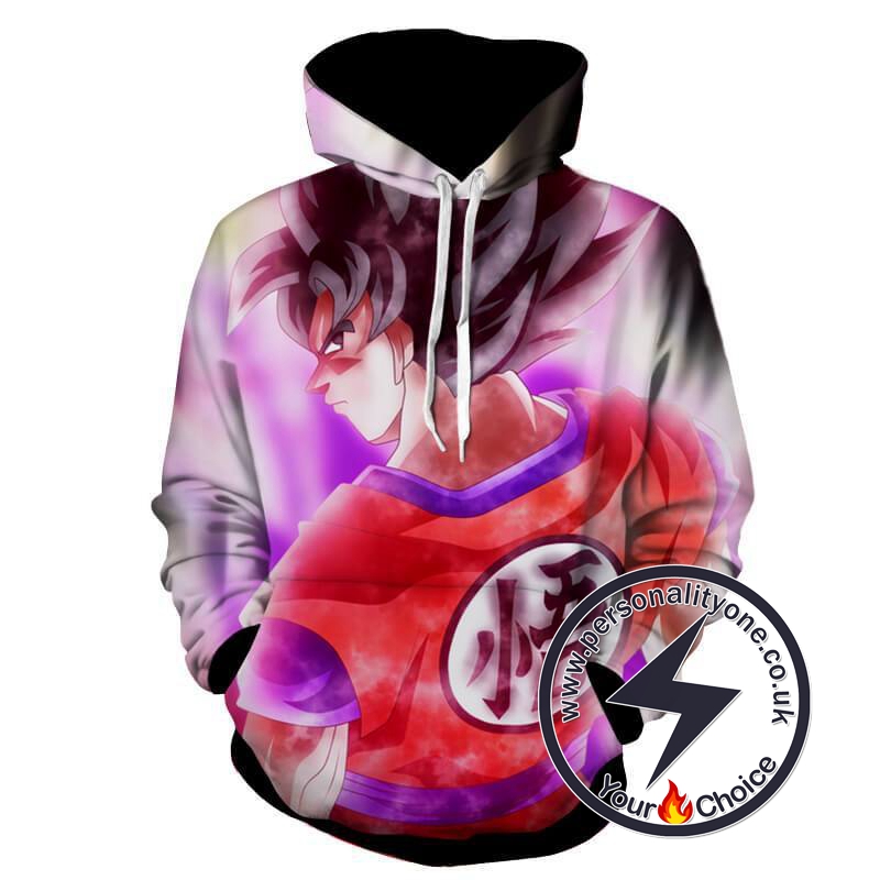 Dragon Ball Z - Goku Silver Eyes Limit Breaker 3D - Hoodies